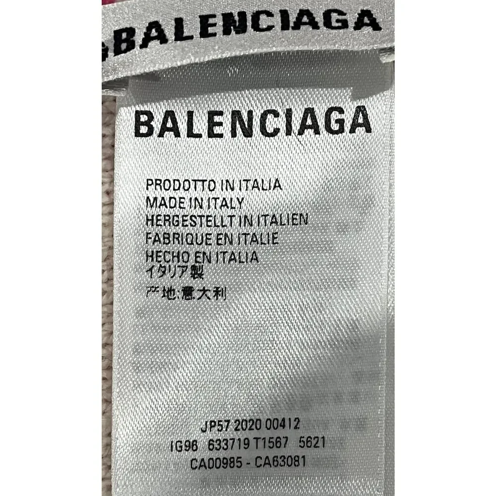 15-79(2) BALENCIAGA 100% Wool All Over Logo Scarf Reversible 88